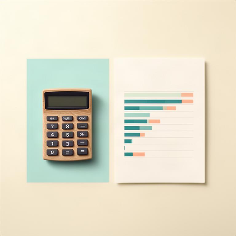 投資信託の費用項目を比較する表とシンプルな計算機